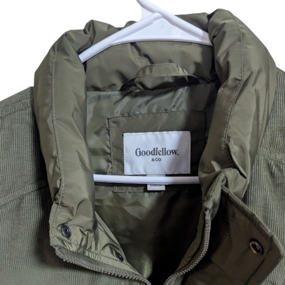 Goodfellow & Co Men's Quilted Puffer Vest Coat Sz XXL Green - Picture 4 of 8